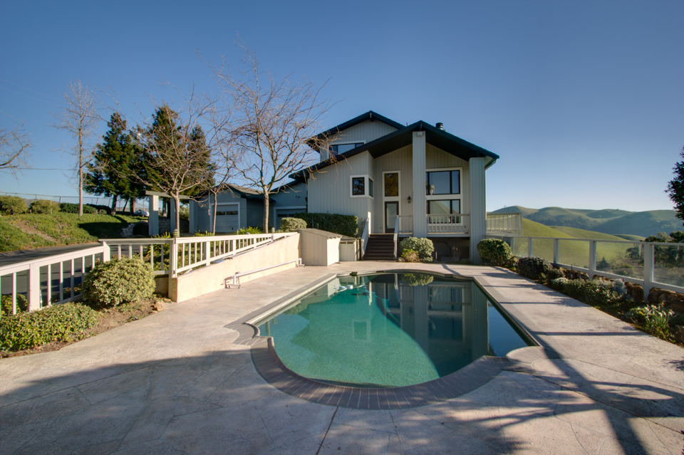 Pool Looking Towards the House